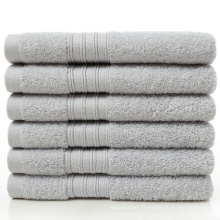 Ensemble de serviettes de luxe de vente en gros de la marque Hot Adults 6pc Bath Cotton Towels Ensemble